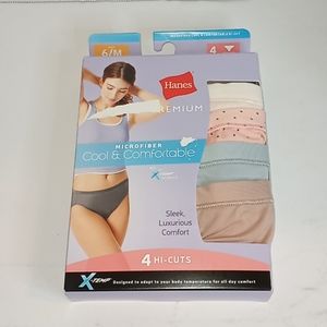 Hanes 4pk High Cut Briefs M  New.  #759